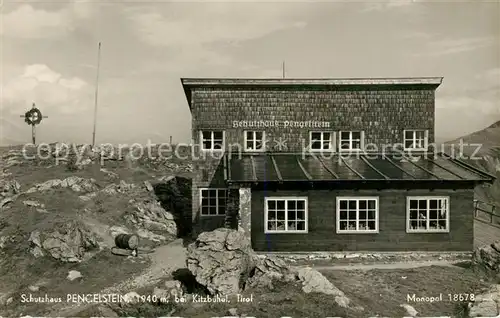 AK / Ansichtskarte Kitzbuehel_Tirol Schutzhaus Pencelstein Kitzbuehel Tirol