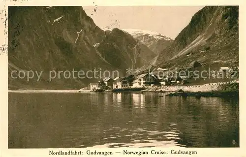 AK / Ansichtskarte Gudvangen_Norwegen Nordlandfahrt Gudvangen Norwegen