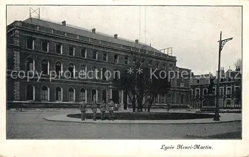 AK / Ansichtskarte Saint Quentin_Aisne Lycee Henri Martin Saint Quentin Aisne