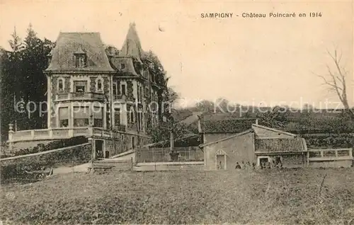 AK / Ansichtskarte Sampigny Chateau Poincare Sampigny