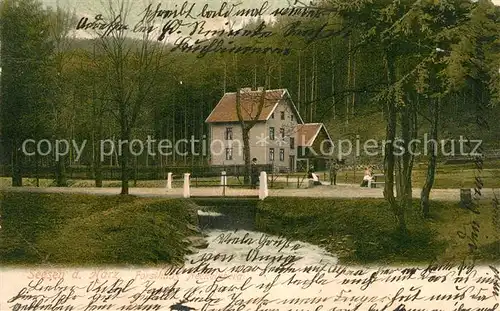 AK / Ansichtskarte Seesen_Harz Forsthaus Neckelnberg Seesen Harz