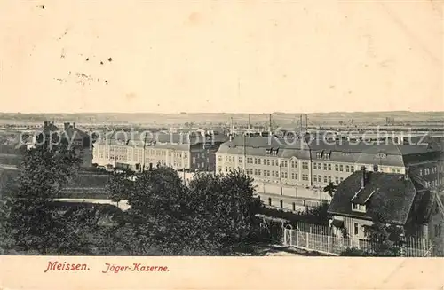 AK / Ansichtskarte Meissen_Elbe_Sachsen Jaegerkaserne Meissen_Elbe_Sachsen
