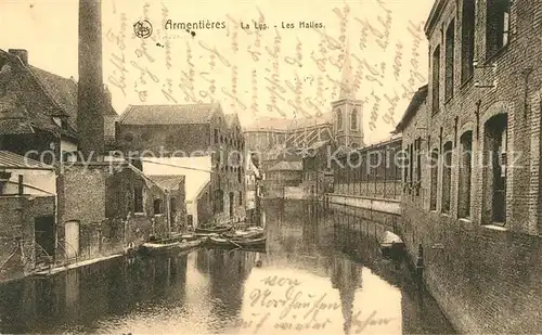 AK / Ansichtskarte Armentieres La Lys Les Halles Armentieres