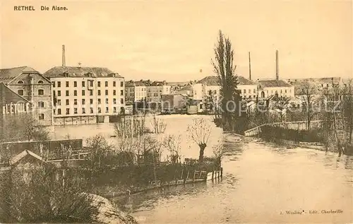 AK / Ansichtskarte Rethel_Ardennes Die Aisne Rethel Ardennes