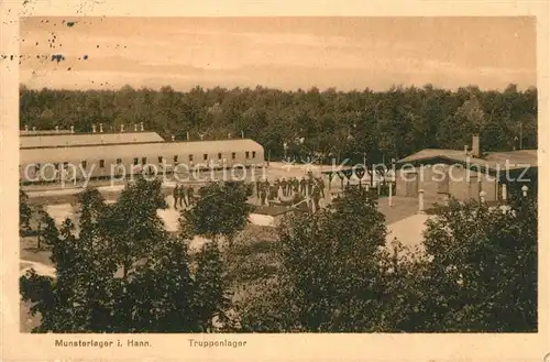 AK / Ansichtskarte Munsterlager Truppenlager Munsterlager