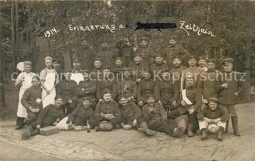 AK / Ansichtskarte Zeithain Gruppenbild Zeithain