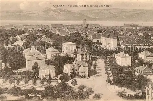 AK / Ansichtskarte Colmar_Haut_Rhin_Elsass Vue generale et Panorama des Vosges Colmar_Haut_Rhin_Elsass