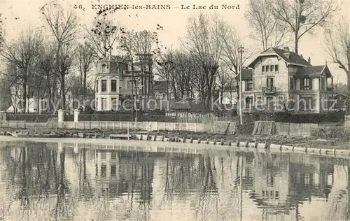 AK / Ansichtskarte Enghien les Bains Le Lac du Nord Enghien les Bains