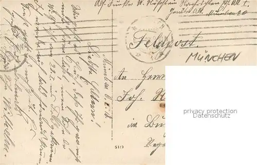 AK / Ansichtskarte Muenchen Offiziere Gruppenbild Muenchen