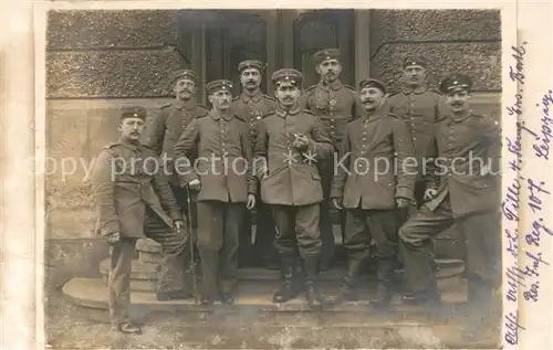 AK / Ansichtskarte Leipzig Offiziere Gruppenbild Leipzig