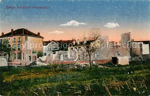 AK / Ansichtskarte Igney_Avricourt Ruinen Truemmer 1. Weltkrieg 
