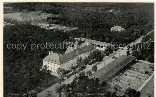 AK / Ansichtskarte Zeithain Truppenuebungsplatz Lager Original Fliegeraufnahme Zeithain