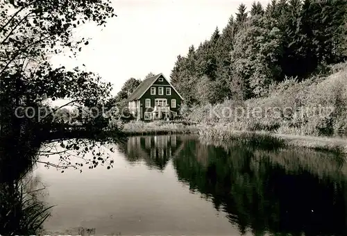AK / Ansichtskarte Buerhausen oelmuehle Teich Buerhausen