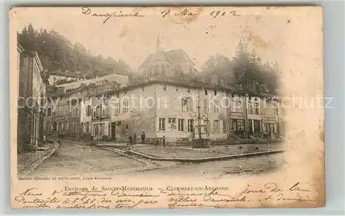 AK / Ansichtskarte Clermont en Argonne Vue d ensemble Eglise Clermont en Argonne