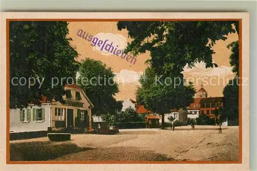 AK / Ansichtskarte Kirchheimbolanden Schlossplatz Stempel "ausgeschieden" Kirchheimbolanden