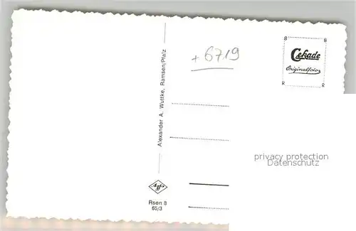 AK / Ansichtskarte Ramsen_Pfalz Fliegeraufnahme Ramsen Pfalz