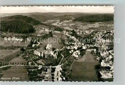 AK / Ansichtskarte Ramsen_Pfalz Fliegeraufnahme Ramsen Pfalz
