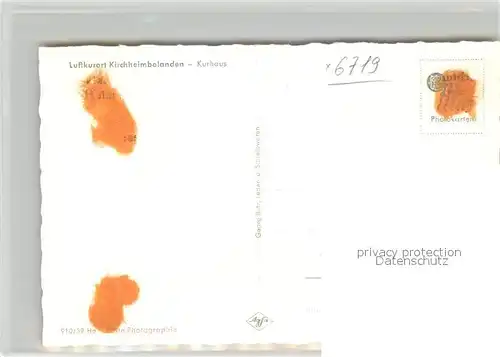 AK / Ansichtskarte Kirchheimbolanden Kurhaus Kirchheimbolanden