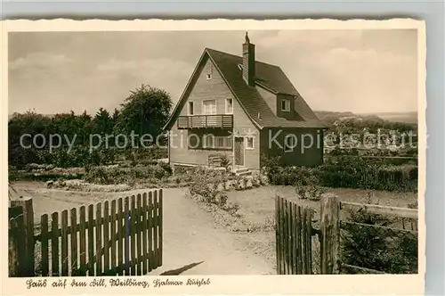 AK / Ansichtskarte Weilburg Haus auf dem Dill Chamois Buetten Weilburg