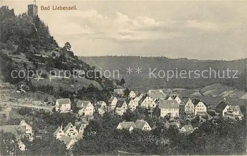 AK / Ansichtskarte Bad_Liebenzell Panorama mit Blick zur Burg Bad_Liebenzell
