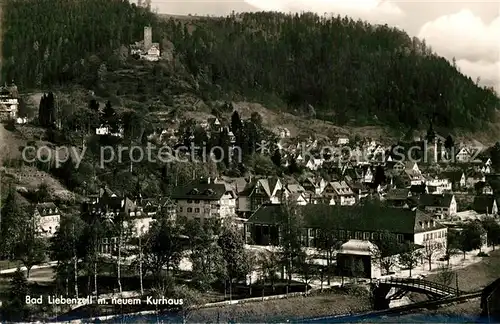 AK / Ansichtskarte Bad_Liebenzell Teilansicht mit neuem Kurhaus Bad_Liebenzell