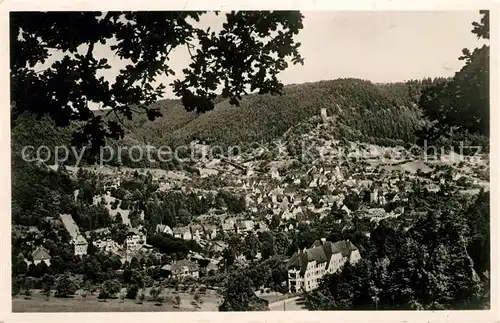 AK / Ansichtskarte Bad_Liebenzell Panorama Kurort im Schwarzwald Bad_Liebenzell