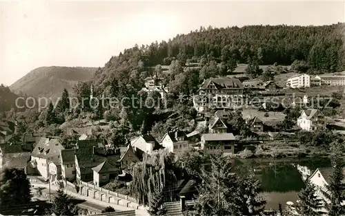AK / Ansichtskarte Bad_Liebenzell Teilansicht mit Kurhaeusern Bad_Liebenzell