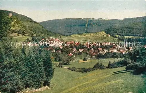 AK / Ansichtskarte Bad_Liebenzell Panorama Ausblick vom Schlossweg Kurort im Schwarzwald Bad_Liebenzell