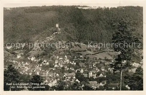 AK / Ansichtskarte Bad_Liebenzell Panorama von Sued Osten gesehen Kurort im Schwarzwald Bad_Liebenzell