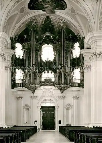 AK / Ansichtskarte Kirchenorgel Weingarten Basilika Kirchenorgel