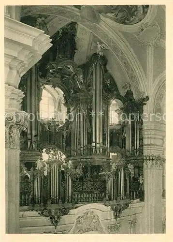 AK / Ansichtskarte Kirchenorgel Weingarten Klosterkirche Kirchenorgel