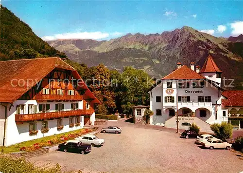 AK / Ansichtskarte Marling Hotel Restaurant Dependance Oberwirt Marling