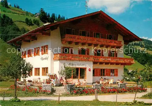 AK / Ansichtskarte Saalbach Hinterglemm Pension Alpenhof Saalbach Hinterglemm