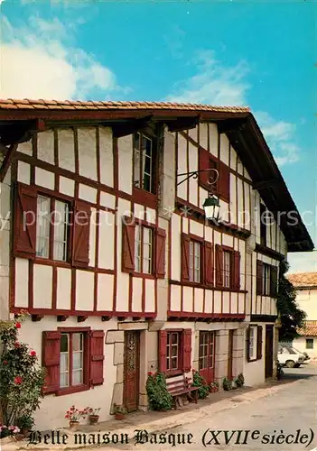 AK / Ansichtskarte La_Maison_Blanche Etche Churria Belle maison Basque La_Maison_Blanche