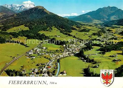 AK / Ansichtskarte Fieberbrunn_Tirol Fliegeraufnahme Fieberbrunn Tirol