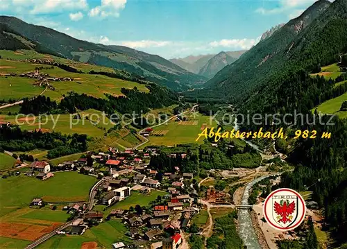 AK / Ansichtskarte Abfaltersbach Fliegeraufnahme Rodelbahn Eislaufplatz Abfaltersbach