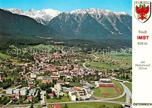 AK / Ansichtskarte Imst_Tirol Fliegeraufnahme mit Heiterwand Imst_Tirol