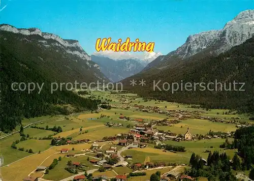 AK / Ansichtskarte Waidring_Tirol Fliegeraufnahme Waidring Tirol