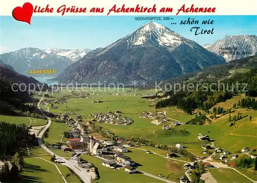 AK / Ansichtskarte Achenkirch Fliegeraufnahme am Achensee Achenkirch