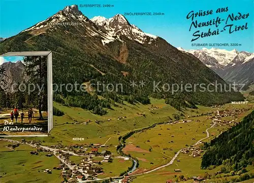 AK / Ansichtskarte Neder bei Neustift Fliegeraufnahme Neder