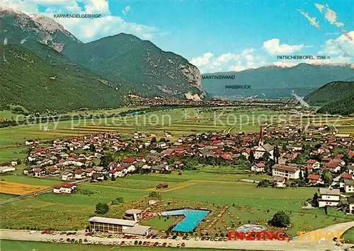 AK / Ansichtskarte Inzing_Tirol Fliegeraufnahme Inzing Tirol