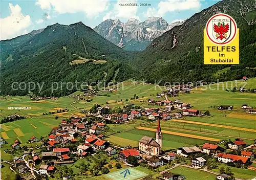 AK / Ansichtskarte Telfes_Stubai Fliegeraufnahme Telfes_Stubai