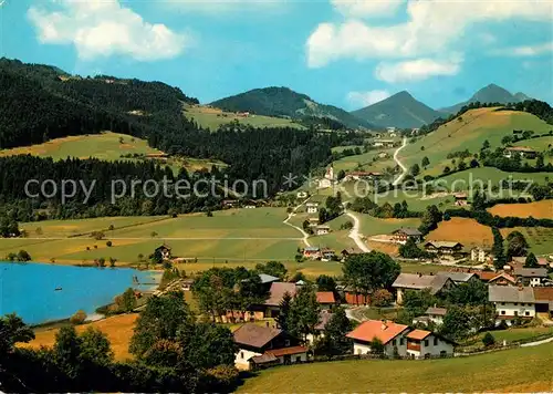 AK / Ansichtskarte Thiersee Fliegeraufnahme mit Sonnwendjoch Thiersee