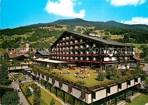 AK / Ansichtskarte Schruns_Vorarlberg Loewen Hotel und Haus des Gastes Schruns Vorarlberg
