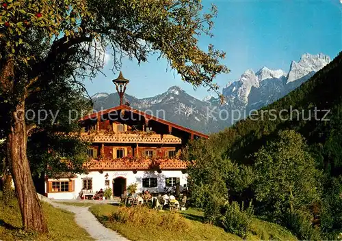 AK / Ansichtskarte Kufstein_Tirol Hotel Pension Berghof Pfandl Kufstein_Tirol