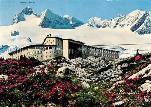 AK / Ansichtskarte Obertraun Berghaus Krippenstein mit Koenig Dachstein Obertraun