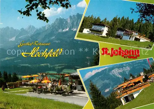 AK / Ansichtskarte St_Johann_Tirol Gasthof Restaurant Hochfeld St_Johann_Tirol