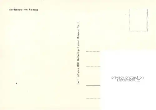 AK / Ansichtskarte Planegg Fliegeraufnahme Waldsanatorium  Planegg