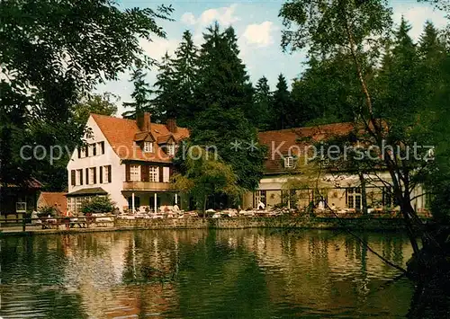 AK / Ansichtskarte Leopoldstal_Lippe Waldhotel Pension Silbermuehle Leopoldstal_Lippe