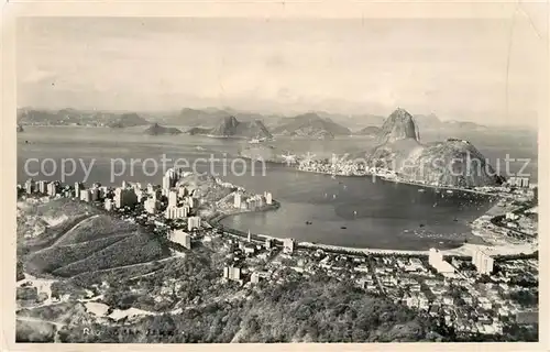 AK / Ansichtskarte Rio_de_Janeiro Fliegeraufnahme Rio_de_Janeiro